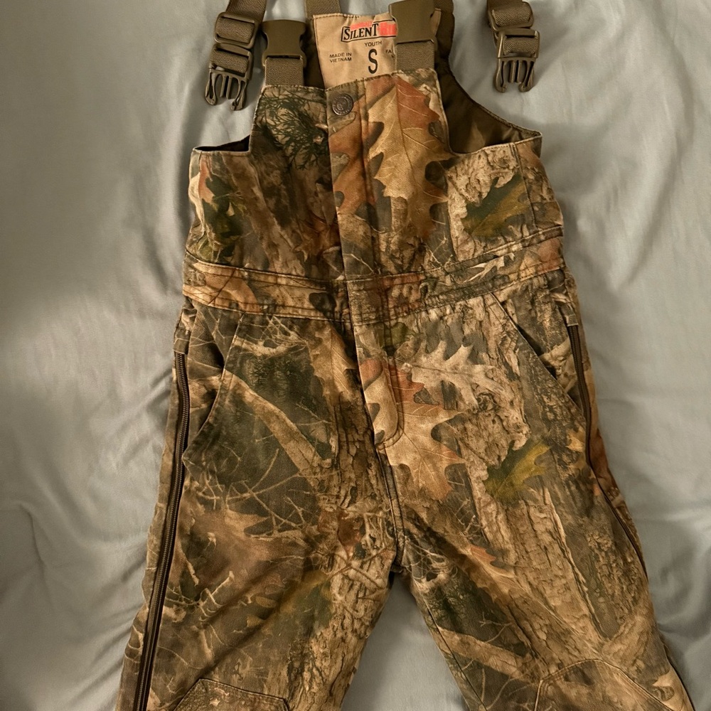 Camo Overalls with Adjustable Straps